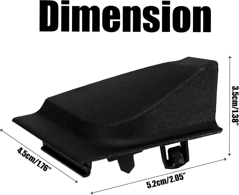 KH866 1 Pair Front Left and Right Window Windshield Side Spoiler Cover Cap Replacement for Toyota Corolla 2020 2021 2022 - Image 2